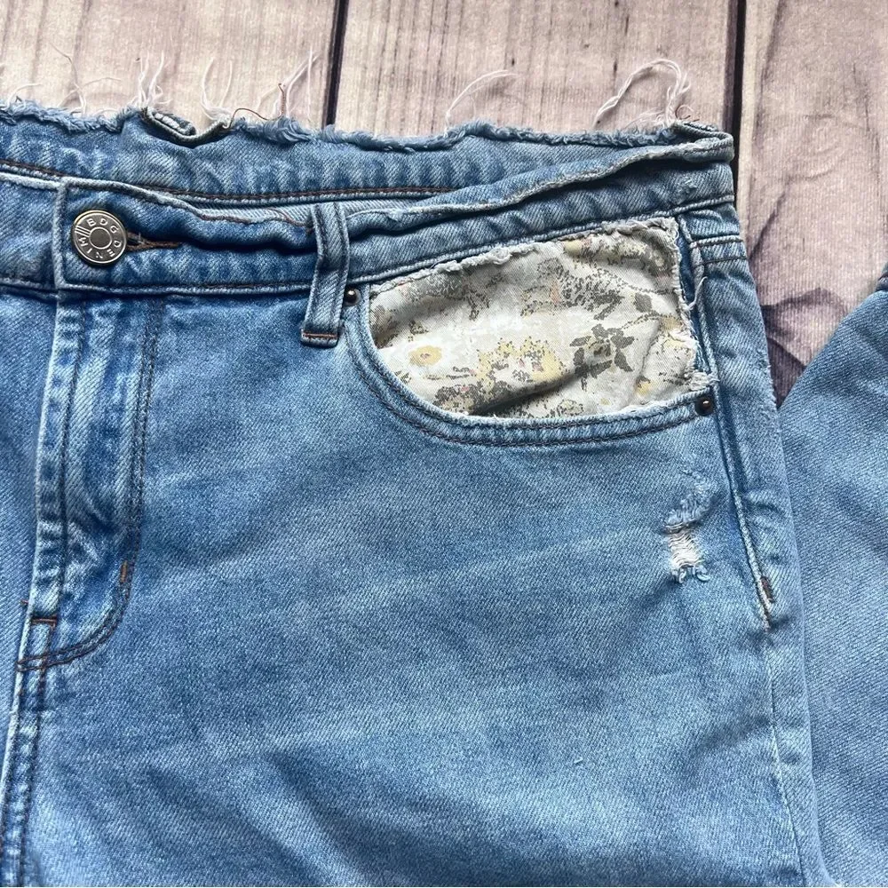 Urban Outfitters BDG Patchwork Distressed Slim Boyfriend Jeans